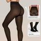 The Original Magic Fleece Lined Leggings Sheer Fake Translucent Pantyhose