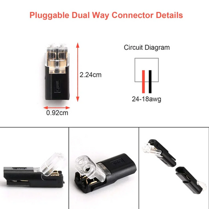 🏆Double-wire Plug-in Connector With Locking Buckle🔩🔒❗❗Limited-time big sale🔥Get 10 extra items with every order