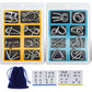 🔥Last Day Promotion 50% OFF🧠🔠Metal Puzzle Ring Eight-Piece Blue Version Brain Teasers