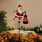 Solar-Powered Santa Claus Garden Stake Light