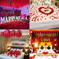 52PCS Valentine’s Day Heart Balloons Set