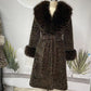 🎁2026 New Arrivals 60% OFF💥Women's Leopard Print Fluffy Faux Fur Coat with Belt🔥🔥
