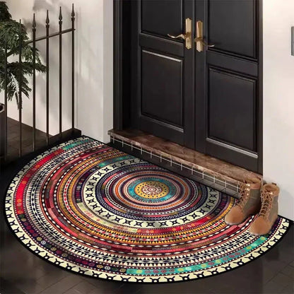 💖Spring Hot Sale 50% OFF💖Boho Style Semicircular Door Mat - Non Slip Soft Floor Carpet
