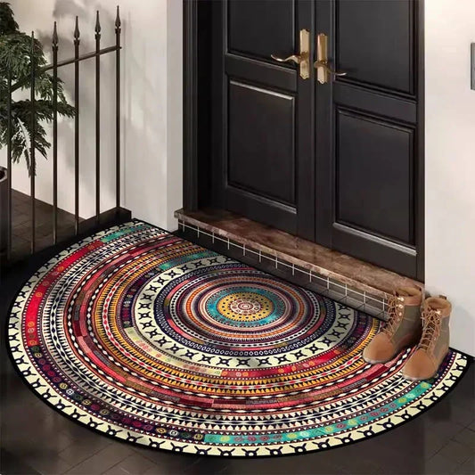 💖Spring Hot Sale 50% OFF💖Boho Style Semicircular Door Mat - Non Slip Soft Floor Carpet