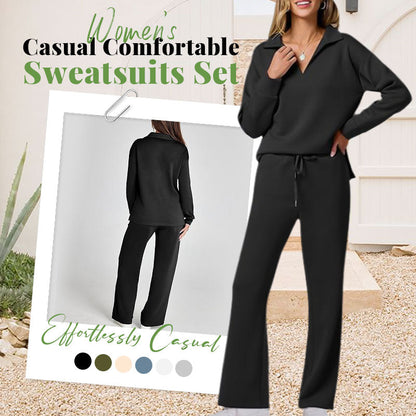 ☁️50% OFF!👍Women's 2 Piece Sets Outfits Casual Long Sleeve Sweatsuits Sets