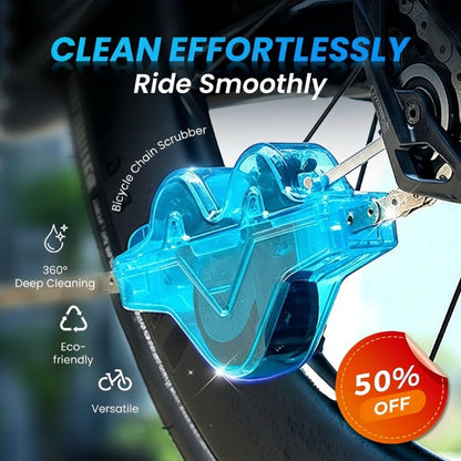 🥳2026 HOT SALE🥳💞50K+ SOLD!✨ 🚴‍♂️ Bike Chain Scrubber – Deep Grease Removal, Cleans Internal Links & Easy-to-Use Ergonomic Design 🧽