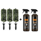 ⏳Time-Limited Special⏰Wheel Barrel Cleaning Brush – Deep Reach Microfiber for Rims, Calipers & Engine Bay – Scratch-Free Soft Bristles, Ergonomic Grip + Knuckle Guard – Includes Storage Box