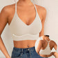 Lace Racerback Jelly Deep V Bra