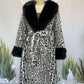 🎁2026 New Arrivals 60% OFF💥Women's Leopard Print Fluffy Faux Fur Coat with Belt🔥🔥