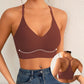 Lace Racerback Jelly Deep V Bra