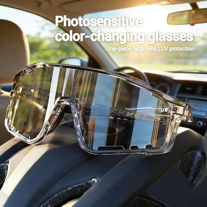 Photochromic Cycling Sunglasses with UV400 Protection