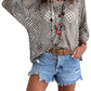 🔥Hot Sale-Womens Bohemian-Inspired Beige Crochet Top with V-Neck