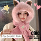 ❄️Wnter Gift🎁Winter Cute Ear Plush Warm Hat