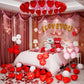 52PCS Valentine’s Day Heart Balloons Set