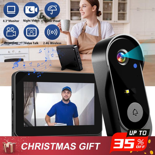 X8 Rechargeable Wireless Smart Video Doorbell