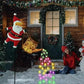 Solar-Powered Santa Claus Garden Stake Light