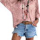 🔥Hot Sale-Womens Bohemian-Inspired Beige Crochet Top with V-Neck