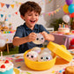 Cute Dumpling Squeeze Toy with Steamer