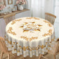 Waterproof Floral Print Tablecloth for Dining & Parties