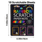 🔥Christmas Big Sale🌈✍️Rainbow Magic Scratch Paper