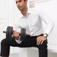 Men's Silky Wrinkle Resistant Solid Color Stretch Shirt