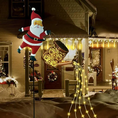 Solar-Powered Santa Claus Garden Stake Light