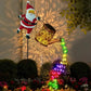 Solar-Powered Santa Claus Garden Stake Light