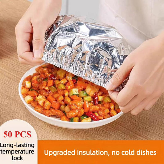 🔥Hot Sale | Reusable Aluminum Foil Heat-retaining Cover
