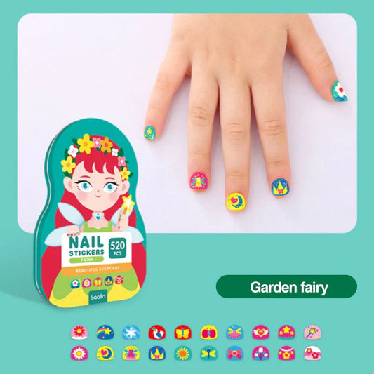 Christmas Best Gift🎨Kids Nail Stickers🌸🌼