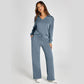 ☁️50% OFF!👍Women's 2 Piece Sets Outfits Casual Long Sleeve Sweatsuits Sets