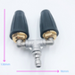 🚿 Stainless Steel Turbo Nozzle 🌟 – Perfect for terraces, cars, and facades 🏡🚗