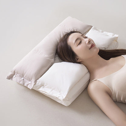🔥 For a limited time 49% off 🔥 Soft and Hard Dual-Zone Neck Support Pillow