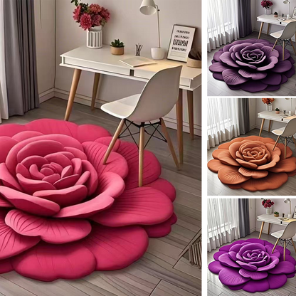 🔥2026 LAST DAY SALE 50% OFF🔥🏠 2026 New Product🌸Floral Plush & Diatomaceous Earth Floor Mat