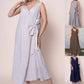 Women's Loose Tie Waist Sleeveless Dress