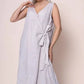 Women's Loose Tie Waist Sleeveless Dress