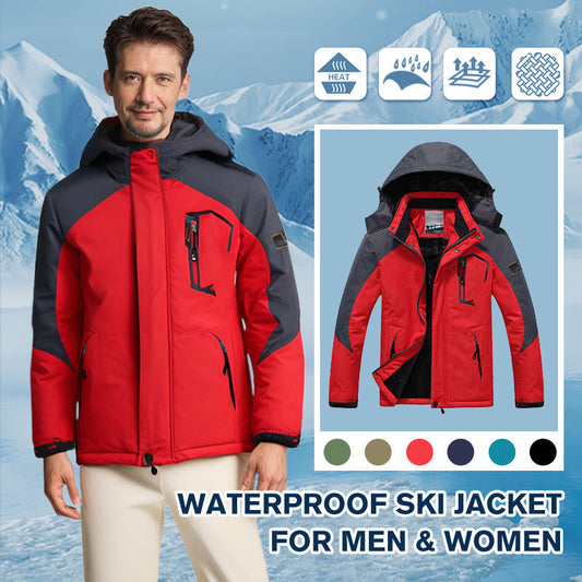 🏂 60% OFF NOW! ❄️ Unisex Waterproof Ski Jacket – Slim & Relaxed Fit Options, Multi-Pockets & Warm for Winter Sports 🌨️📦