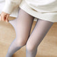 Women's Fleece Lined Tights Fake Translucent Warm Thermal Pantyhose