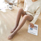 Women's Fleece Lined Tights Fake Translucent Warm Thermal Pantyhose