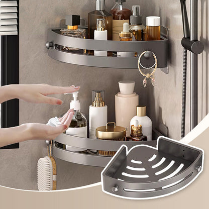 🚿🔥 Corner Shower Storage Rack - Space-Saving & Easy to Install, Perfect for Organizing Toiletries ✨