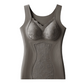 Thermal Sleeveless Jacquard for Women with Integrated Bra
