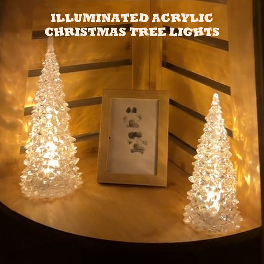 Illuminated Acrylic Christmas Tree Lights