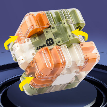 Fun 3D Maze Rolling Cube Puzzle