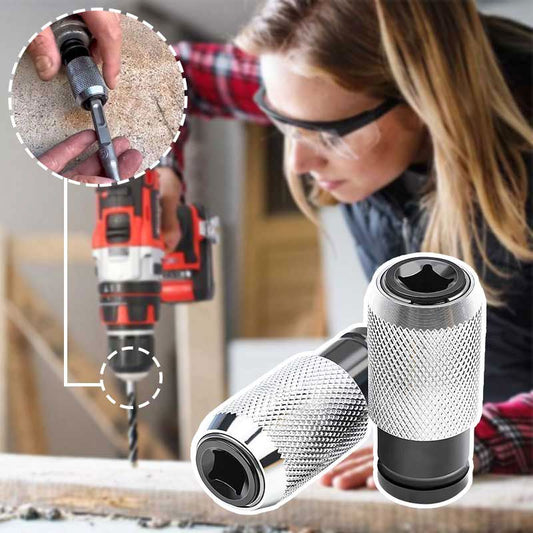 🔧40% OFF NOW! ⚙️ Electric Wrench Drill Bit Adapter – Quick Change, Universal Fit & Durable for Professional and DIY Use 🔨📦