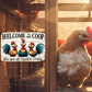 Vintage Chicken Coop Metal Tin Sign