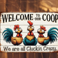Vintage Chicken Coop Metal Tin Sign