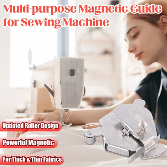 Multi-Purpose Magnetic Guide for Sewing Machine