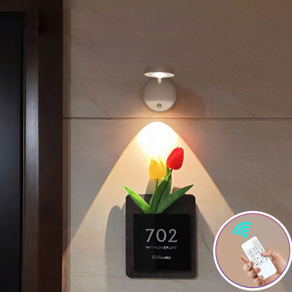 Rechargeable LED Motion Spotlight with Remote Control