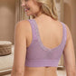 High-Support Wireless Lace Bra for Women