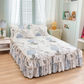 🛏️Two-layer three-piece set with lotus motif lace bedspread and pillowcases
