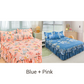🛏️Two-layer three-piece set with lotus motif lace bedspread and pillowcases